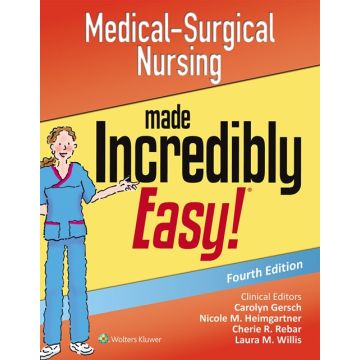 Medical-Surgical Nursing Made Incredibly Easy, 4ed.  AA.VV.  LIPPINCOTT Williams and Wilkins  9781496324849