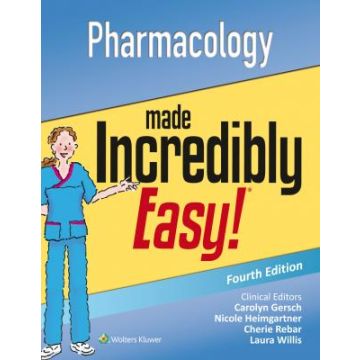 Pharmacology Made Incredibly Easy, 4/ed.  AA.VV.  LIPPINCOTT Williams and Wilkins  9781496326324