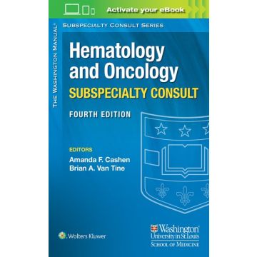 The Washington Manual Hematology and Oncology Subspecialty Consult, 4ed.  Cashen Amanda; Van Tine Brian  LIPPINCOTT Williams and Wilkins  9781496328083