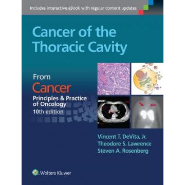 Cancer of the Thoracic Cavity. From Cancer: Principles & Practice of Oncology, 10ed.  DeVita Vincent T.; Lawrence Theodore S.; Rosenberg Steven A.  LIPPINCOTT Williams and Wilkins  9781496333957