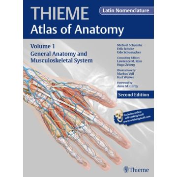 General Anatomy and Musculoskeletal System (THIEME Atlas of Anatomy), Latin nomenclature, 2/ed.  Schuenke Michael; Schulte Erik; Schumacher Udo; Voll Markus; Wesker Karl H.  Thieme Medical Publishers  9781604069235