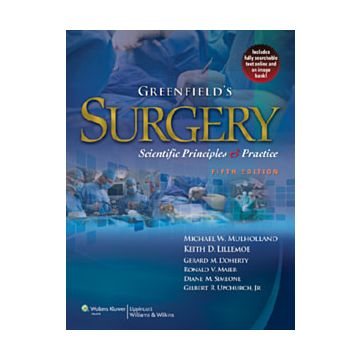 Greenfield's Surgery, 5ed.  Mulholland Michael W.; Lillemoe Keith D.; Doherty Gerard M.; Maier Ronald V.; Simeone Diane M.; Upchurch Gilbert R.  LIPPINCOTT Williams and Wilkins  9781451112665