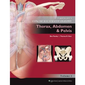Lippincott Concise Illustrated Anatomy: Thorax, Abdomen & Pelvis  Pansky Ben; Gest Thomas R.  LIPPINCOTT Williams and Wilkins  9781609130282