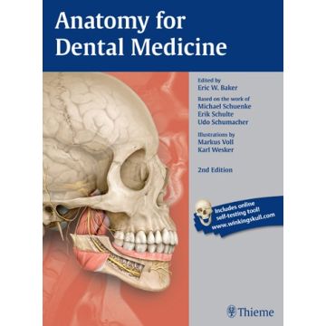 Anatomy for Dental Medicine, 2/ed.  Schuenke Michael; Schulte Erik; Schumacher Udo; Baker Eric W.; Voll Markus; Wesker Karl H.  Thieme Medical Publishers  9781626230859