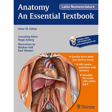 Anatomy - An Essential Textbook, Latin Nomenclature  Gilroy Anne M.  Thieme Medical Publishers  9781626231177