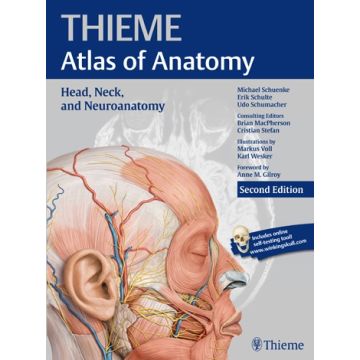 Head, Neck, and Neuroanatomy (THIEME Atlas of Anatomy),  2/ed.  Schuenke Michael; Schulte Erik; Schumacher Udo; Lamperti Edward D.; Voll Markus  Thieme Medical Publishers  9781626231207