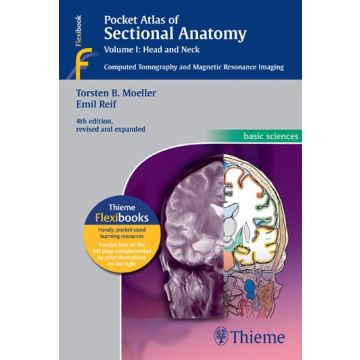 Pocket Atlas of Sectional Anatomy, Volume I: Head and Neck  Moeller Torsten Bert; Reif Emil  Thieme Medical Publishers  9783131255044