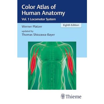 Color Atlas of Human Anatomy Vol. 1: Locomotor System, 7/ed.  Platzer Werner  Thieme Medical Publishers  9783135333076