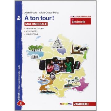 A Ton Tour. Livre De L'e'le've-cahier D'exercises. Con E-book. Per Le Scuole  Superiori