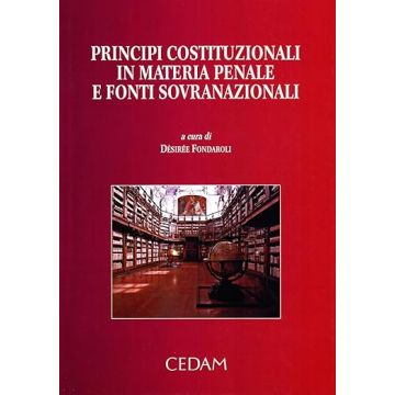 Principi costituzionali in materia penale e fonti sovranazionali