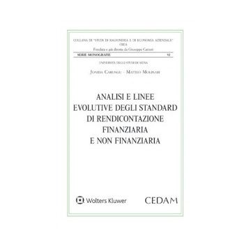 Analisi e linee evolutive degli standard di rendicontazione finanziaria e non finanziaria