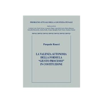 Violenza autonoma della formula giusto processo in costruzione