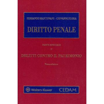 Mantovani Diritto penale parte speciale delitti contro il patrimonio 2024 cedam