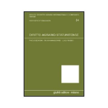 Diritto Agrario Statunitense - Borghi Paolo; Manservisi Silvia; Russo Luigi - Giuffre' - 9788814090752
