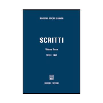 Scritti 1949-1954 - Giannini Massimo S. - Giuffre' - 9788814099137