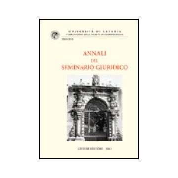 Annali Del Seminario Giuridico (2001-2002) -  - Giuffre' - 9788814101465