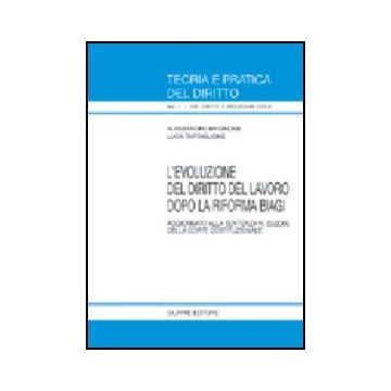 Evoluzione Del Diritto Del Lavoro Dopo La Riforma Biagi. Aggiornato Alla  Sentenza N. 50/2005 Della Corte Costituzionale - Brignone Alessandro; Tartaglione Luca - Giuffre' - 9788814116957