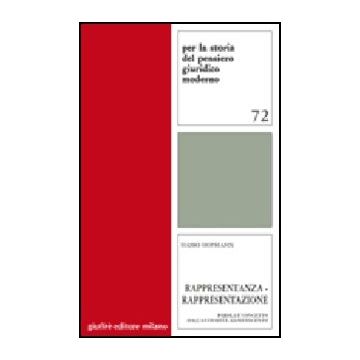 Rappresentanza-rappresentazione. Parola E Concetto Dall'antichita' All'ottocento - Hofmann Hasso - Giuffre' - 9788814134661