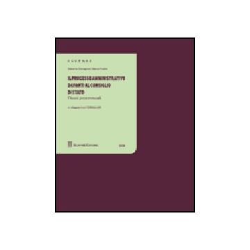 Il Processo Amministrativo Davanti Al Consiglio Di Stato. Flussi Processuali (2008) Con Cd-rom