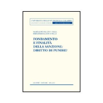Fondamento E Finalita' Della Sanzione. Diritto Di Punire?