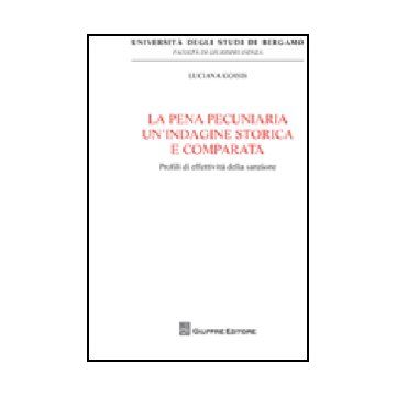 La Pena Pecuniaria Un'indagine Storica E Comparata. Profili Di Effetivita' Della  Sanzione 