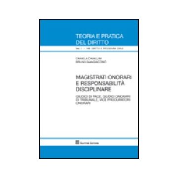 Magistrati Onorari E Responsabilita' Disciplinare. Giudici Di Pace, Giudici  Onorari Di Tribunale, Vice Procuratori Onorari