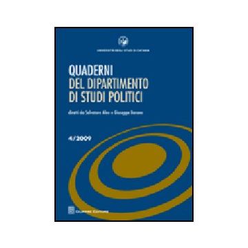 Quaderni Del Dipartimento Di Studi Politici (2009)