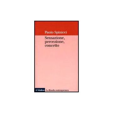 Sensazione, Percezione, Concetto - Spinicci Paolo - Il Mulino - 9788815073518