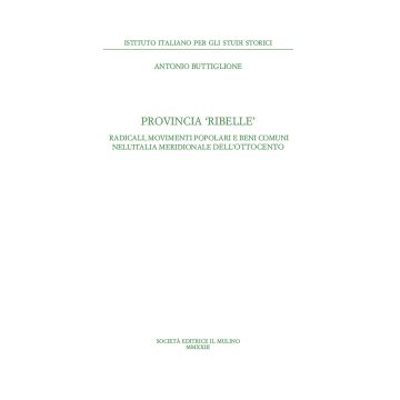 Provincia ribelle. Radicali, movimenti popolari e beni comuni nell'Italia meridionale dell'Ottocento