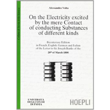 On The Electricity Excited By The Mere Contact Of Conducting Substances Of Different Kinds