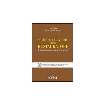 Schede Tecniche Per Il Restauratore Di Dipinti Murali, Su Tela E Su Tavola. Con  Cd-rom