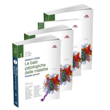 ROBBINS E COTRAN - Le basi patologiche delle malattie 9/Ed.: Manuale di patologia Generale e Anatomia Patologica Voll. 1/2 + Test di Autovalutazione + McCance Fisiopatologia ed elementi di patologia generale