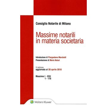 Massime notarili in materia societaria