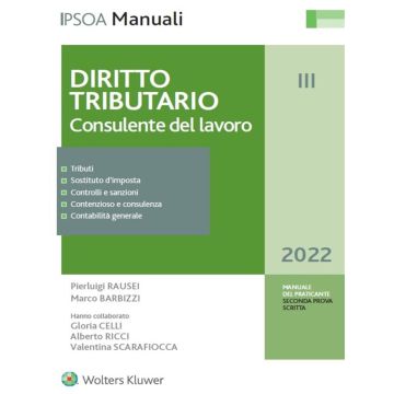Diritto tributario 2022. Consulente del lavoro