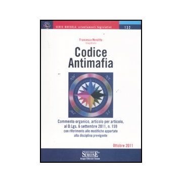 Codice Antimafia - Menditto Francesco - Simone - 9788824430746