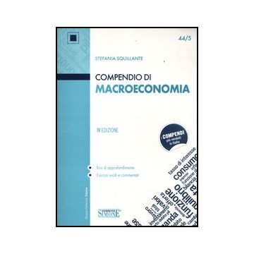 Compendio Di Macroeconomia - Squillante Stefania - Simone - 9788824435109