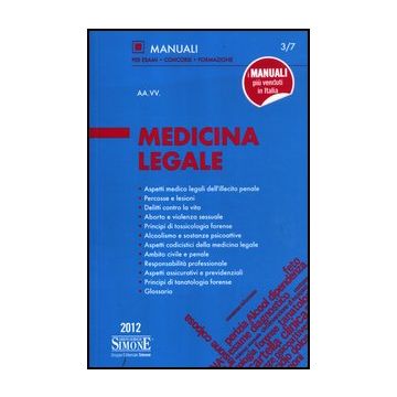 Medicina Legale - Cozzolino U. ; Izzo F. ; Del Core C.  - Simone - 9788824435215