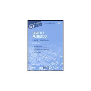 Diritto Pubblico. Nozioni Essenziali -  - Simone - 9788824454384