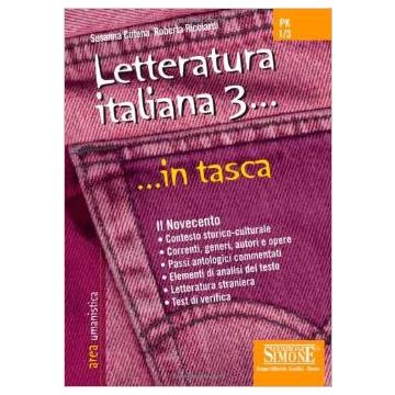 Letteratura Italiana Il Novecento - Cotena S. ; Ricciardi R.  - Simone - 9788824486606