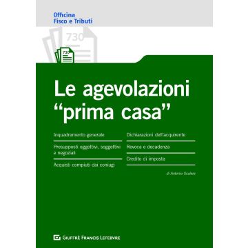 Le agevolazioni prima casa