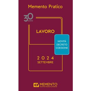 Memento lavoro. Settembre 2024