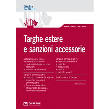 Targhe estere e sanzioni accessorie