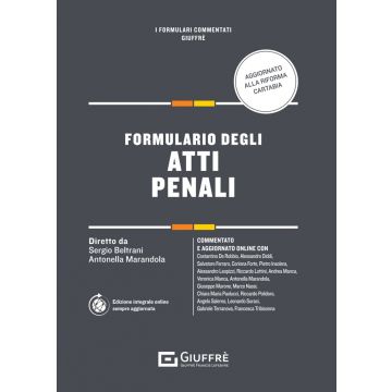 Formulario degli Atti Penali 2019 (Formulari Commentati)