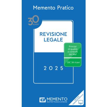 Memento pratico. Revisione legale 2025. Con ebook