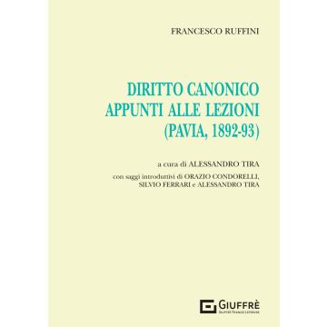 Diritto canonico. Appunti alle lezioni (Pavia, 1892-93)