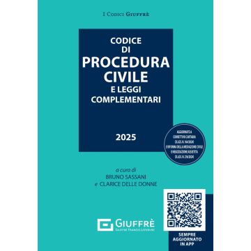 Codice di Procedura Civile e leggi complementari 2025 (Codici Tascabili)
