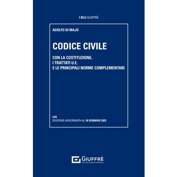 Codice civile 2025. Con la Costituzione, i trattati U.E. e le principali norme complementari 57/ed. (Codici i Blu)