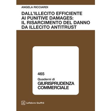 Dall'illecito efficiente ai punitive damages: il risarcimento del danno da illecito antitrust (Ricciardi Angela - Giuffrè)