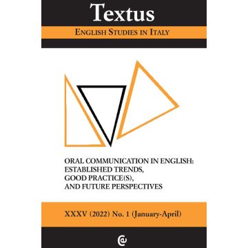 Textus. English studies in Italy (2022). Vol. 1