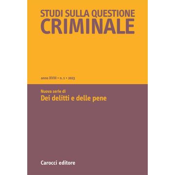 Studi sulla questione criminale (2024). Vol. 2